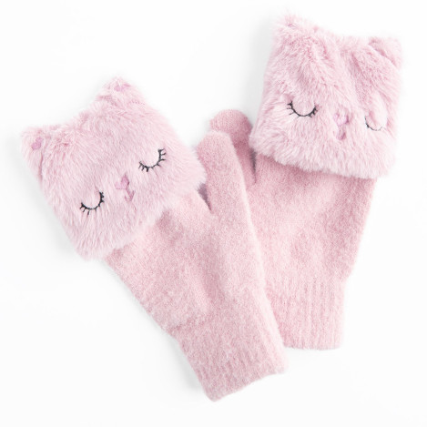 Ръкавици, цвят: Розов