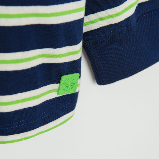 Блуза с дълъг ръкав, цвят: Райе