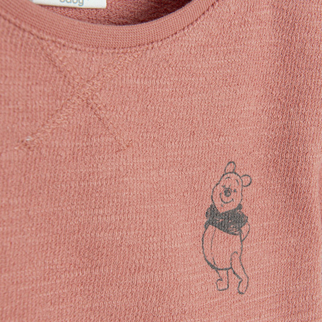 Тениска с къс ръкав WINNIE THE POOH, цвят: Кафяв