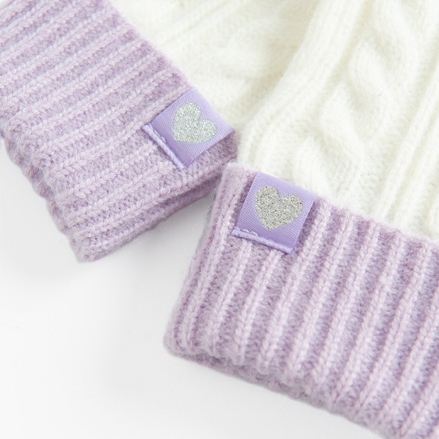 Ръкавици, цвят: Лилав