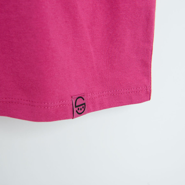 Тениска с къс ръкав, цвят: Розов