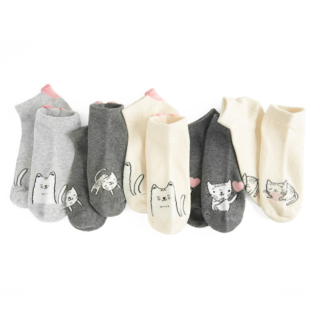 Къси чорапи 5бр., цвят: Микс