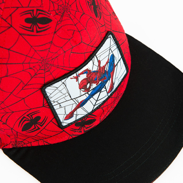 Шапка SPIDER-MAN, цвят: Червен