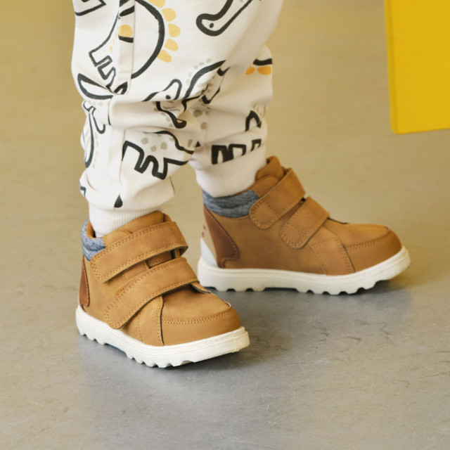 Високи обувки, цвят: Кафяв