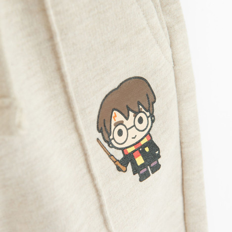 Спортен панталон HARRY POTTER, цвят: Бежов