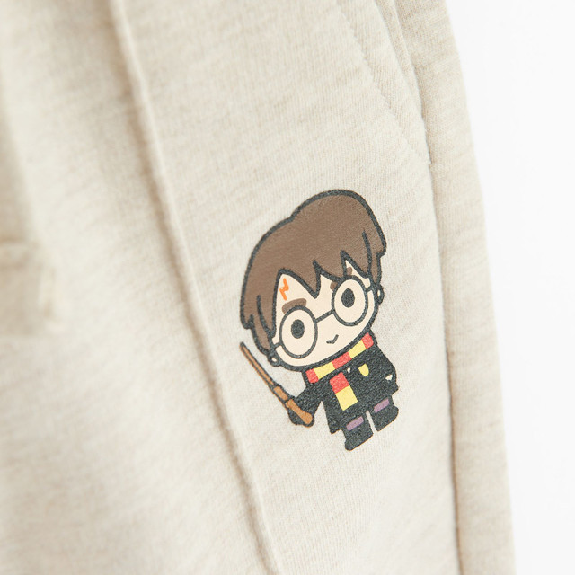 Спортен панталон HARRY POTTER, цвят: Бежов