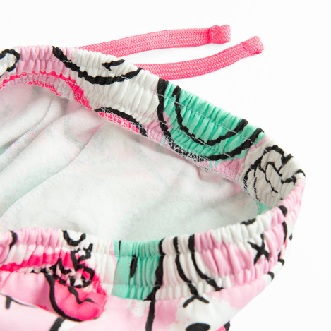 Спортен панталон SMILEY, цвят: Бял