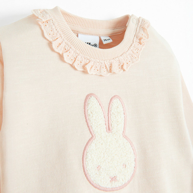 Блуза с дълъг ръкав MIFFY, цвят: Бежов