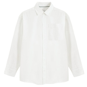 Риза с дълъг ръкав, цвят: Бял