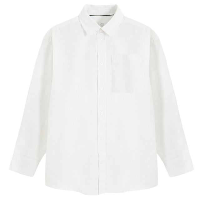 Риза с дълъг ръкав, цвят: Бял