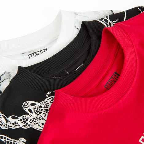 Тениска с къс ръкав 3бр. SPIDER-MAN, цвят: Микс