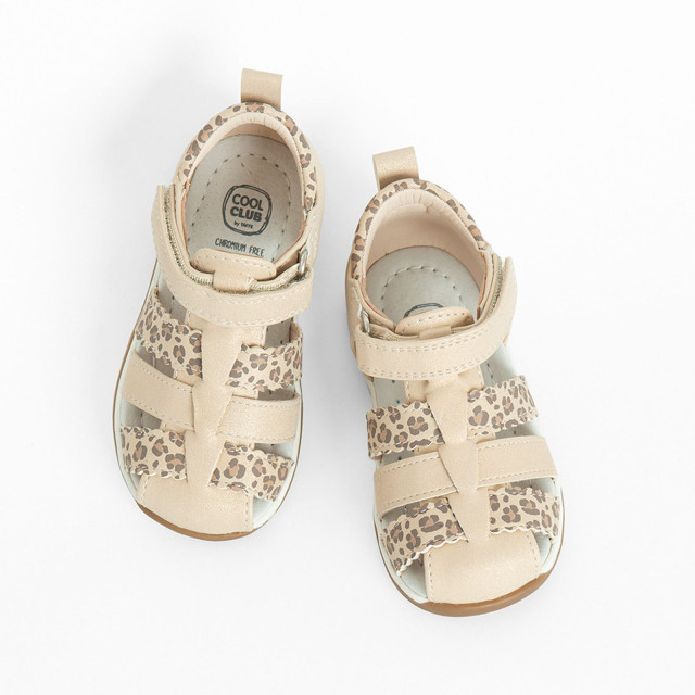 Сандали, цвят: Кремав