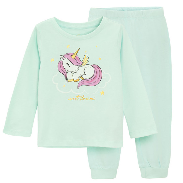 Пижама, цвят: Ментов