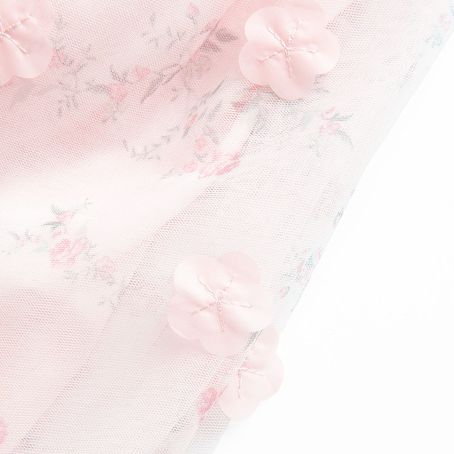 Рокля с къс ръкав, цвят: Розов