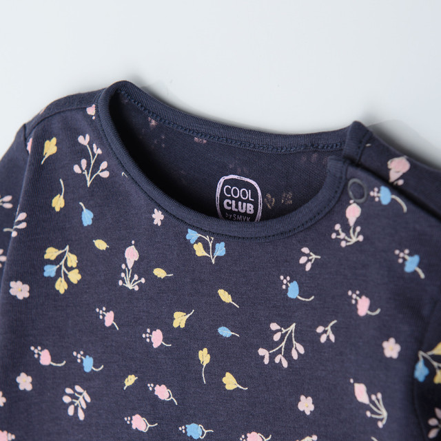 Рокля с дълъг ръкав, цвят: Морско син