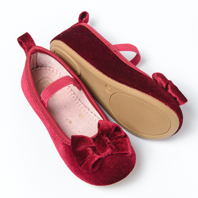 Балеринки, цвят: Червен