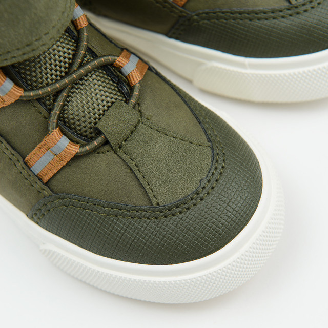 Високи обувки, цвят: Каки