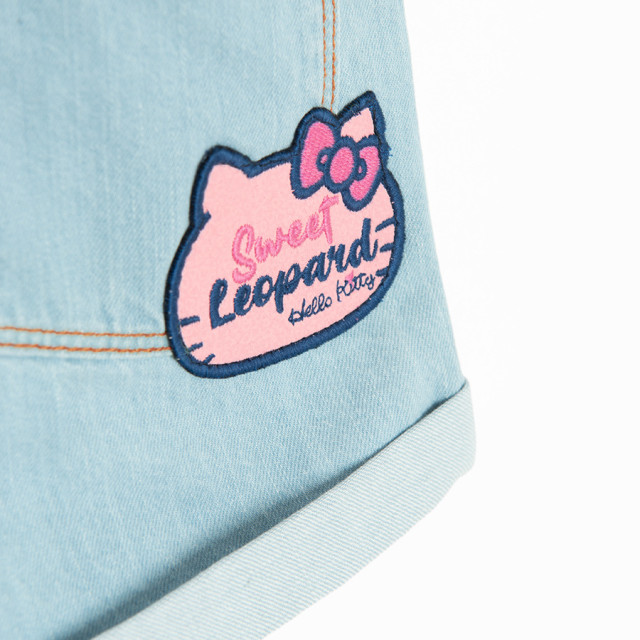 Шорти HELLO KITTY, цвят: Деним