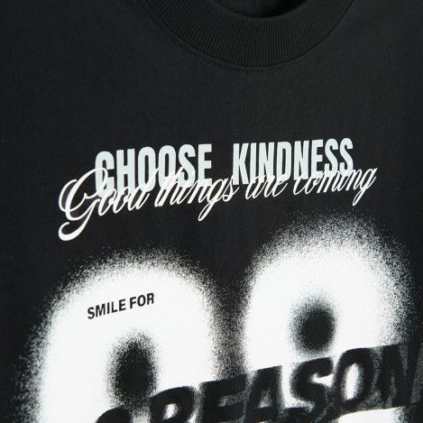 Тениска с къс ръкав, цвят: Черен