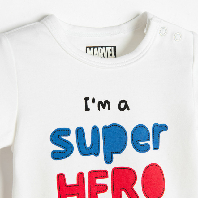 Боди с къс ръкав 2бр. MARVEL, цвят: Микс