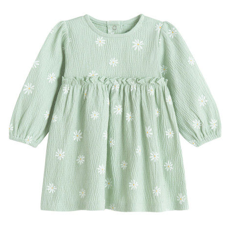 Рокля с дълъг ръкав, цвят: Зелен