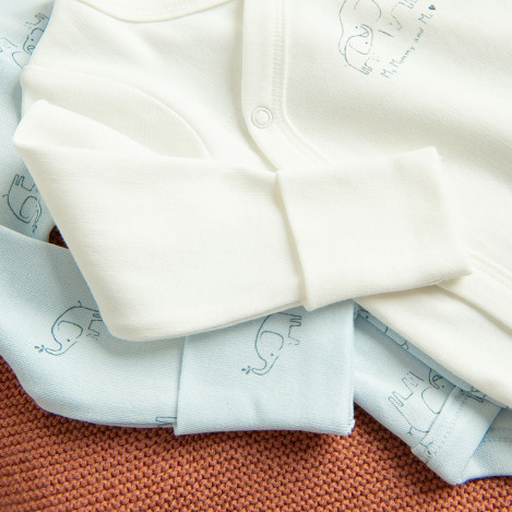 Боди с дълъг ръкав 2бр., цвят: Микс