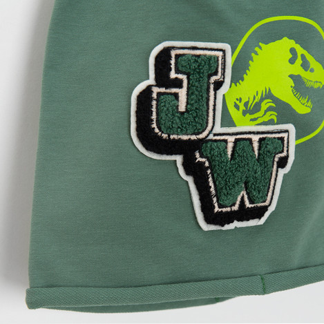 Шапка JURASSIC WORLD, цвят: Зелен