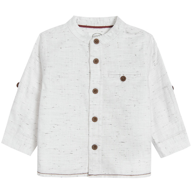 Риза с дълъг ръкав, цвят: Бял