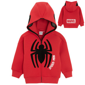 Суитчър SPIDER-MAN, цвят: Червен