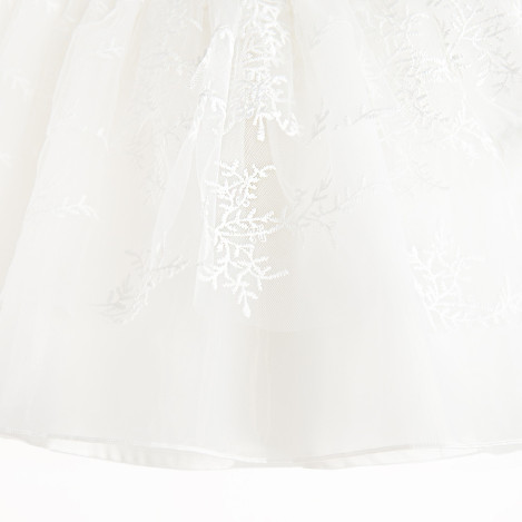 Рокля с дълъг ръкав, цвят: Бял