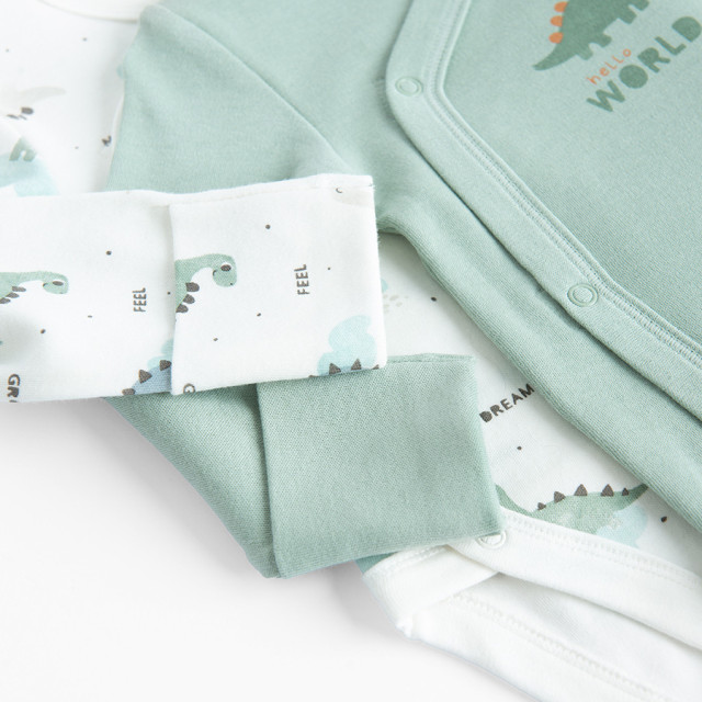 Боди с дълъг ръкав 2бр., цвят: Микс