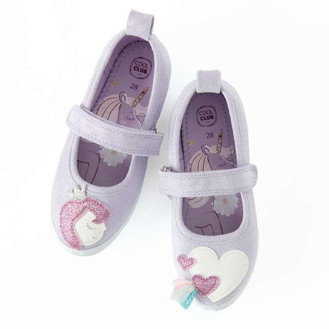 Пантофи, цвят: Светло виолетов