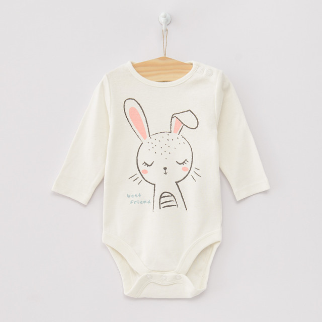 Боди с дълъг ръкав 2бр., цвят: Микс