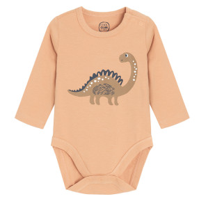 Боди с дълъг ръкав, цвят: Оранжев