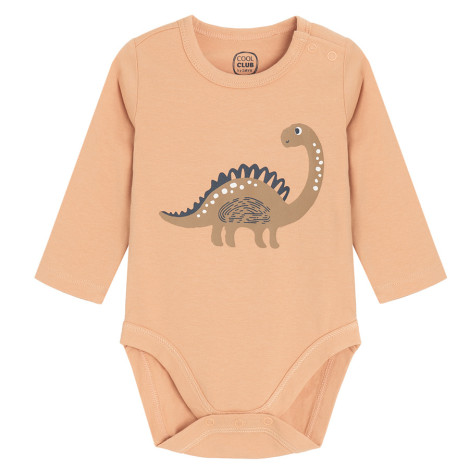 Боди с дълъг ръкав, цвят: Оранжев