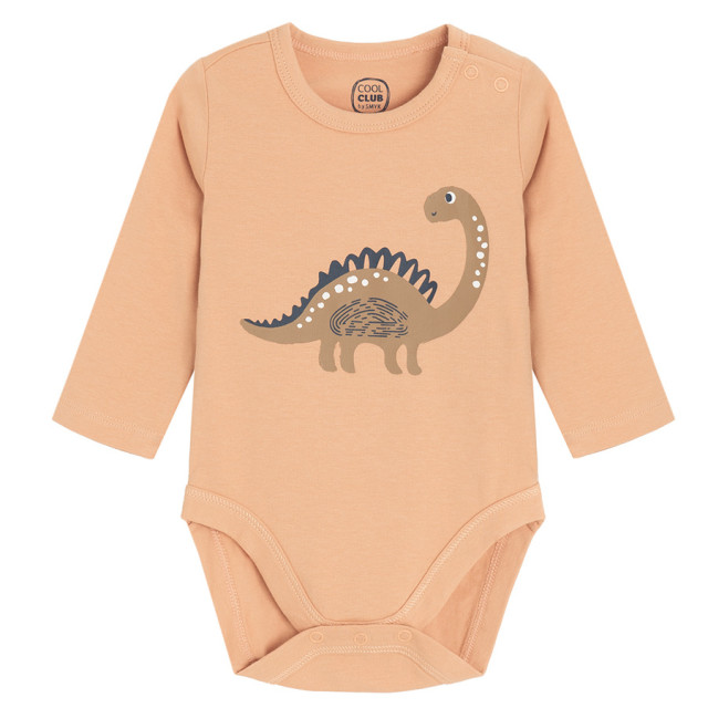 Боди с дълъг ръкав, цвят: Оранжев