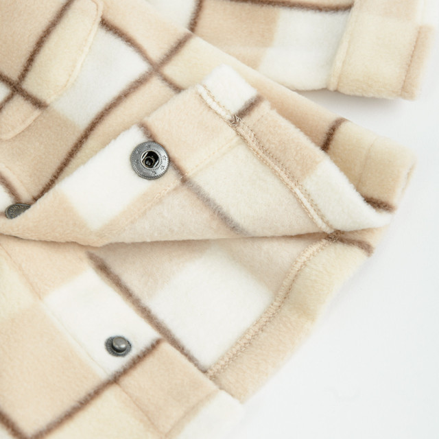 Риза с дълъг ръкав, цвят: Бежов