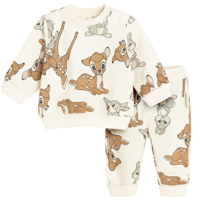 Спортен комплект 2бр. BAMBI, цвят: Кремав