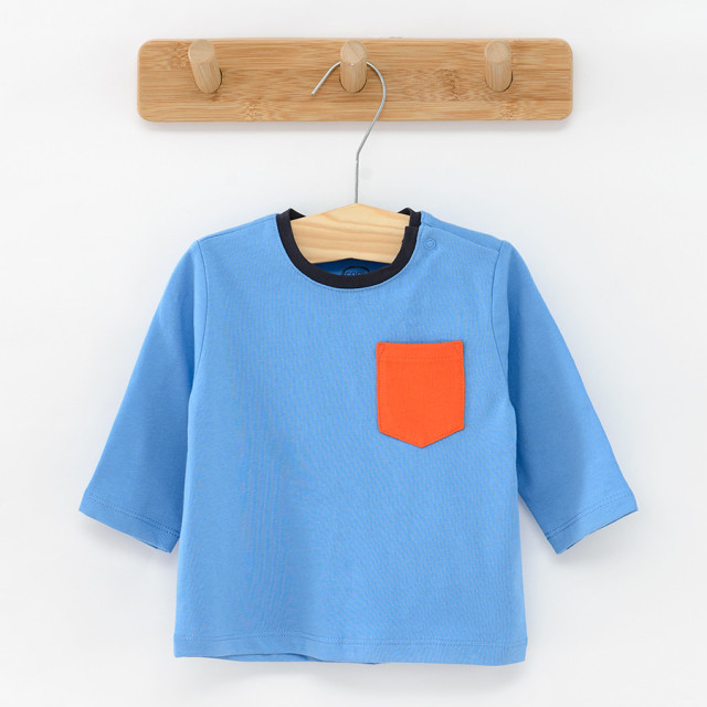 Тениска с дълъг ръкав 3бр., цвят: Микс