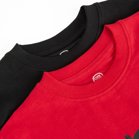 Тениска с къс ръкав 2бр., цвят: Микс