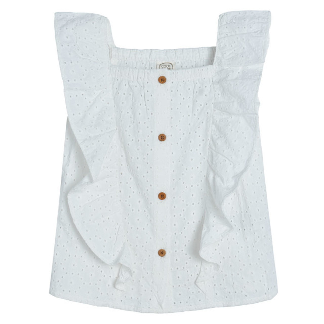 Блуза без ръкави, цвят: Бял