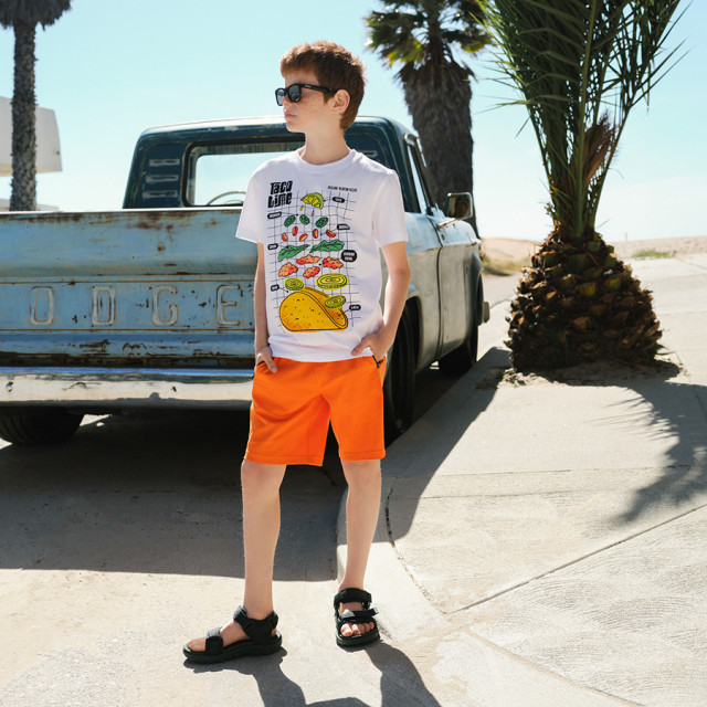 Шорти, цвят: Оранжев