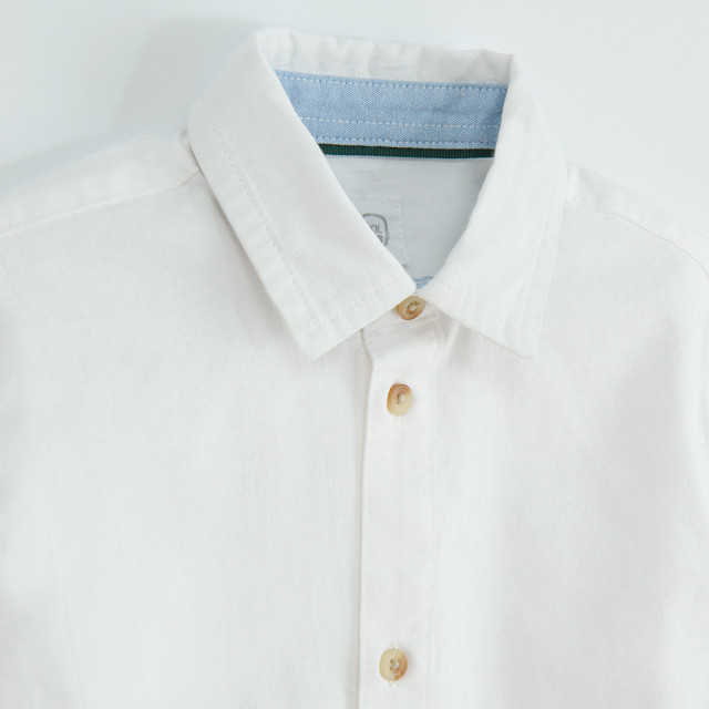 Риза с дълъг ръкав, цвят: Светло син