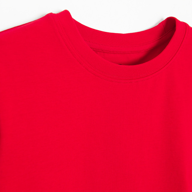 Тениска с къс ръкав, цвят: Червен