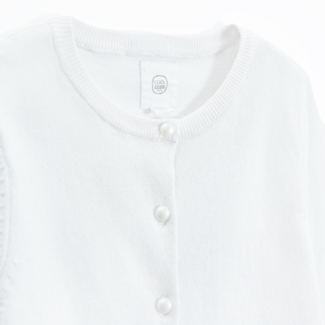 Жилетка, цвят: Бял