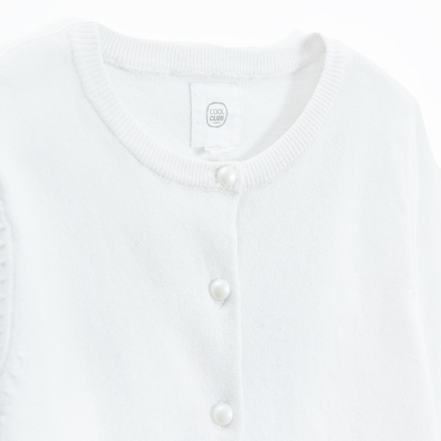 Жилетка, цвят: Бял