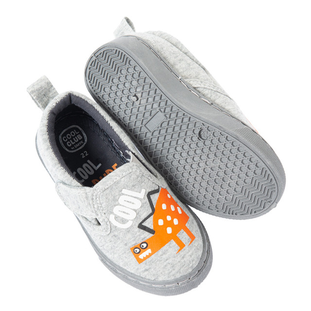 Пантофи, цвят: Сив меланж