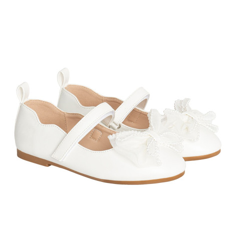Балеринки, цвят: Бял
