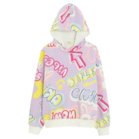 Блуза с дълъг ръкав, цвят: Виолетов