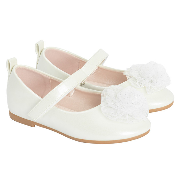 Балеринки, цвят: Бял